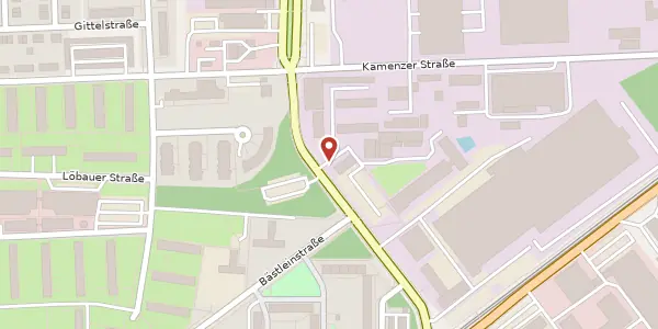 Karte der Umgebung von Bautzner Straße 67, 04347 Leipzig