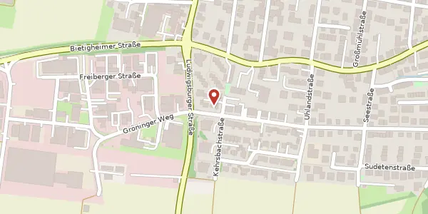 Karte der Umgebung von Neckarstraße 3, 74379 Ingersheim