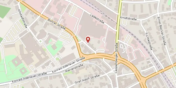 Karte der Umgebung von Borker Str. 18, 44534 Lünen