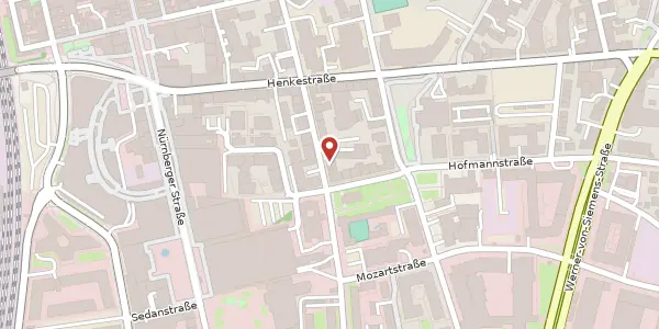 Karte der Umgebung von Schuhstr. 37, 91052 Erlangen