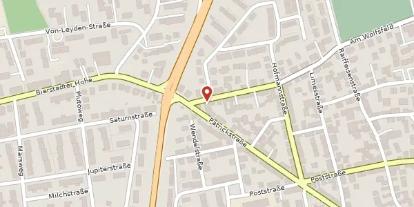 Karte der Umgebung von Zieglerstr. 30, 65191 Wiesbaden