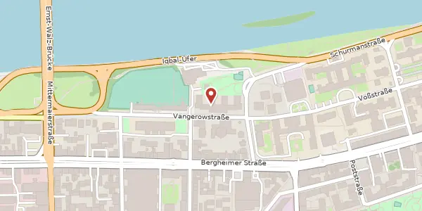 Karte der Umgebung von Vangerowstraße 2/2, 69115 Heidelberg