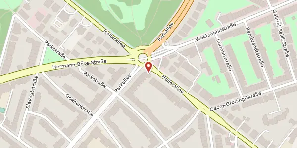 Karte der Umgebung von Hollerallee 67, 28209 Bremen