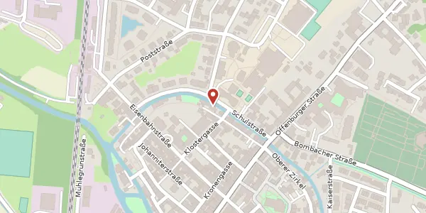 Karte der Umgebung von Schulstraße 3, 79341 Kenzingen