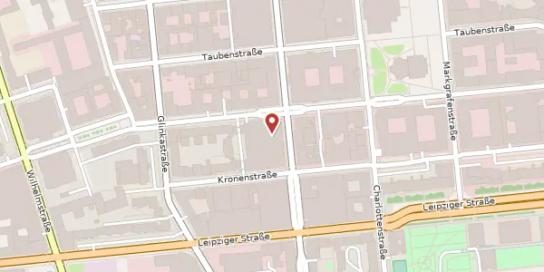 Karte der Umgebung von Friedrichstraße 186, 10117 Berlin