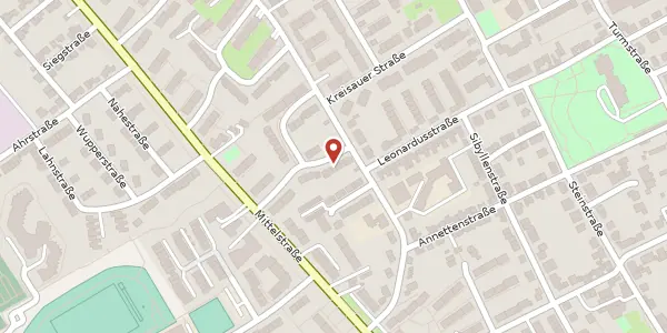 Karte der Umgebung von Breslauer Str. 14, 53175 Bonn