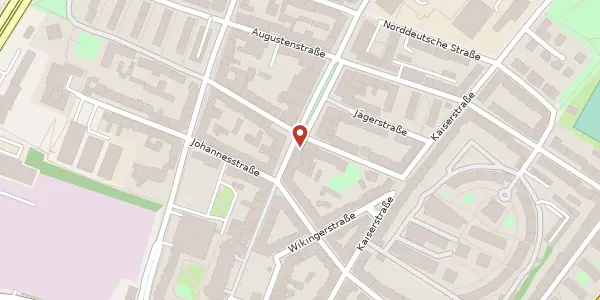 Karte der Umgebung von Elisabethstraße 43, 24143 Kiel