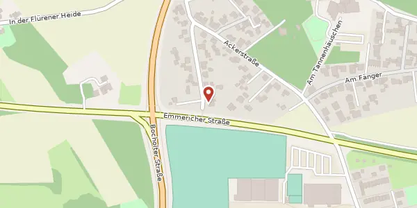 Karte der Umgebung von Am Vörberg 20, 46487 Wesel