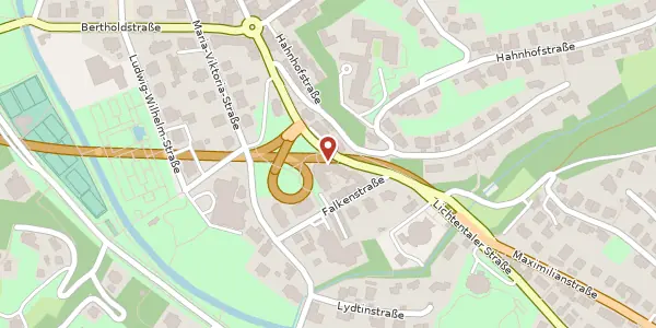 Karte der Umgebung von Lichtentaler Straße 78, 76530 Baden-Baden