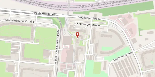 Karte der Umgebung von Wittenberger Str. 17, 06132 Halle (Saale)