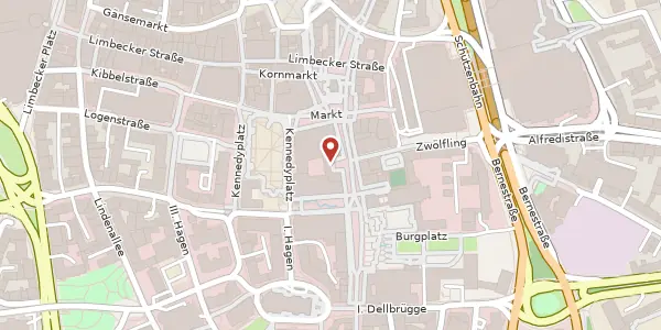 Karte der Umgebung von Kettwiger Str. 45, 45127 Essen