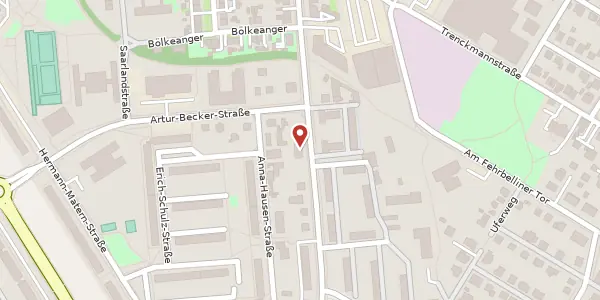 Karte der Umgebung von Fehrbelliner Str. 20, 16816 Neuruppin