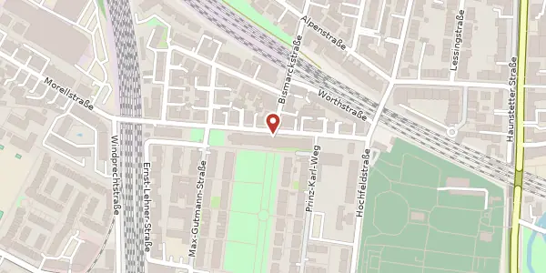 Karte der Umgebung von Von- der- Tann- Str. 45, 86159 Augsburg