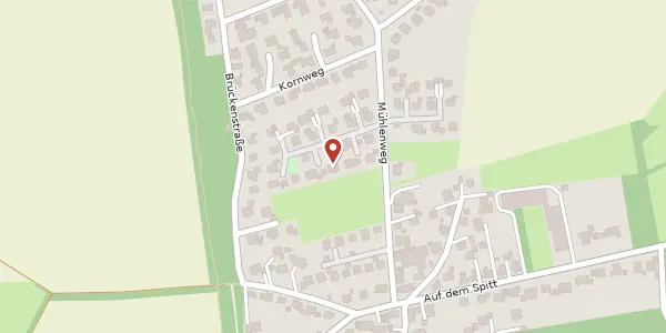 Karte der Umgebung von Weißes Feld 12, 58730 Fröndenberg