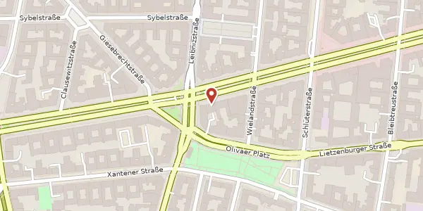 Karte der Umgebung von Kurfürstendamm 183, 10707 Berlin
