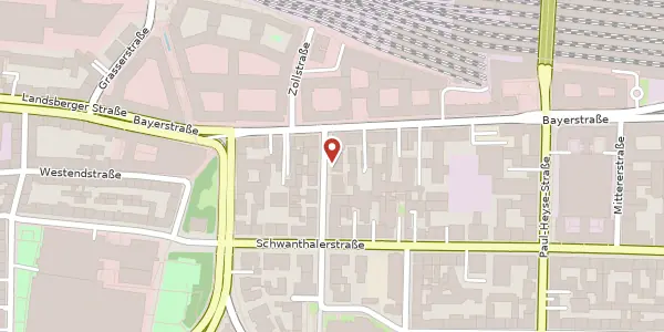 Karte der Umgebung von Hermann-Lingg-Str. 3 / II, 80336 München