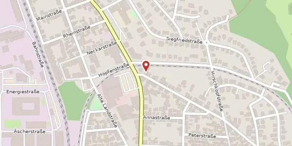 Karte der Umgebung von Nördl. Hauptstr. 88, 69469 Weinheim