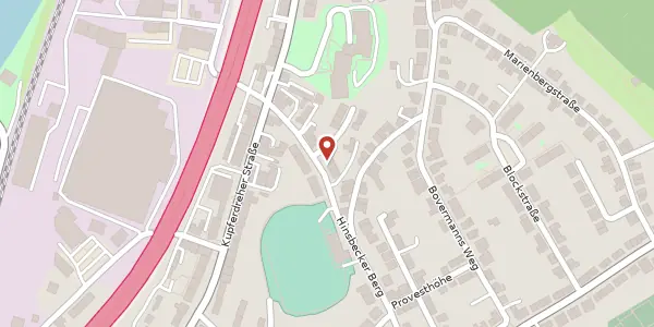 Karte der Umgebung von Hinsbecker Berg 15, 45257 Essen