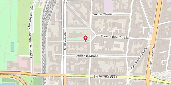 Karte der Umgebung von Brüsseler Platz 5-7, 50674 Köln