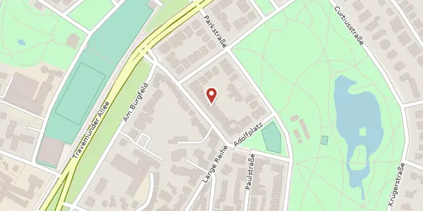 Karte der Umgebung von Adolfstraße 15, 23568 Lübeck