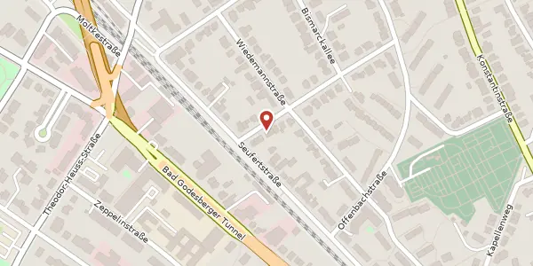 Karte der Umgebung von Telemannstr. 8, 53173 Bonn