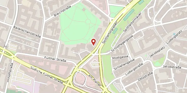 Karte der Umgebung von Spittlertorgraben 13, 90429 Nürnberg