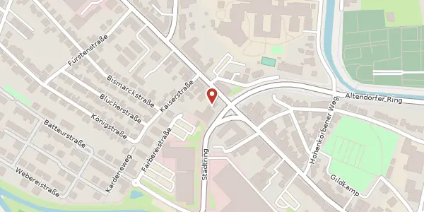 Karte der Umgebung von Färbereistr. 22, 48527 Nordhorn