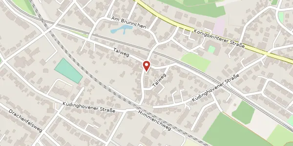 Karte der Umgebung von Burggrafenstr. 29, 53227 Bonn
