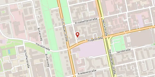 Karte der Umgebung von Landgraf-Philipps-Anlage 66, 64283 Darmstadt