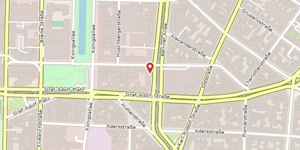 Karte der Umgebung von Berliner Allee 59, 40212 Düsseldorf