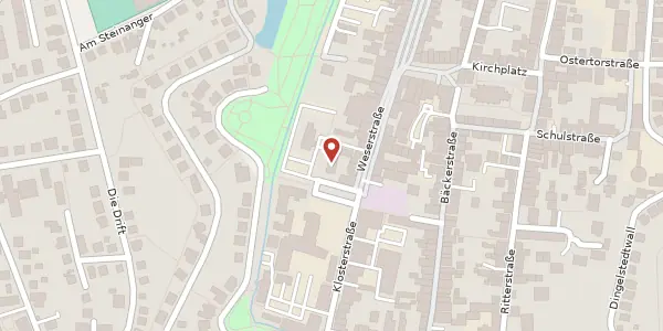 Karte der Umgebung von Klosterstraße 16 a, 31737 Rinteln