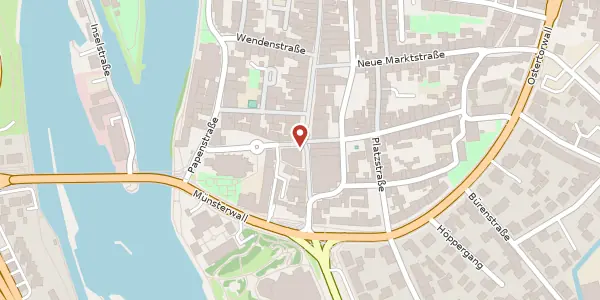 Karte der Umgebung von Bäckerstraße 39, 31785 Hameln