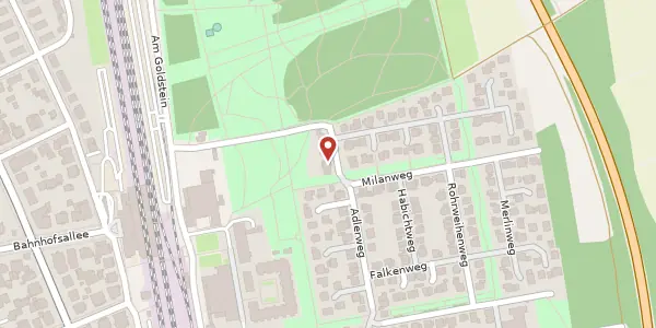 Karte der Umgebung von Adlerweg 74, 61231 Bad Nauheim