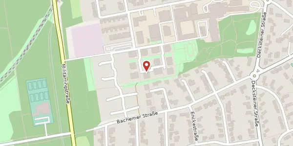 Karte der Umgebung von Blandina-Ridder-Str. 14, 50935 Köln