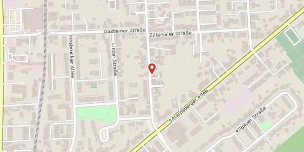 Karte der Umgebung von Bregenzer Str. 53, 47249 Duisburg