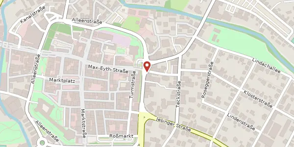 Karte der Umgebung von Alleenstraße 102, 73230 Kirchheim/Teck