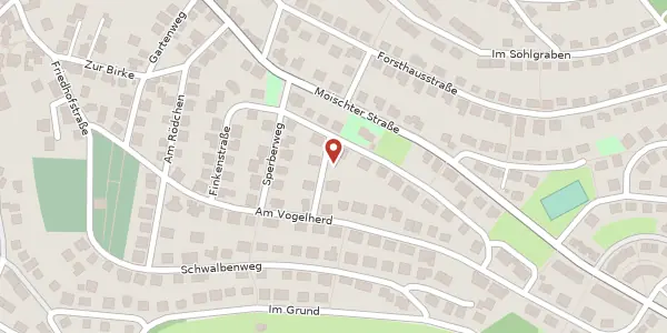 Karte der Umgebung von Drosselstraße 4, 35043 Marburg