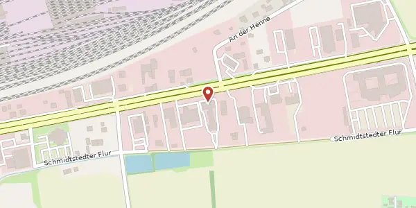 Karte der Umgebung von Weimarische Straße 16 a, 99099 Erfurt