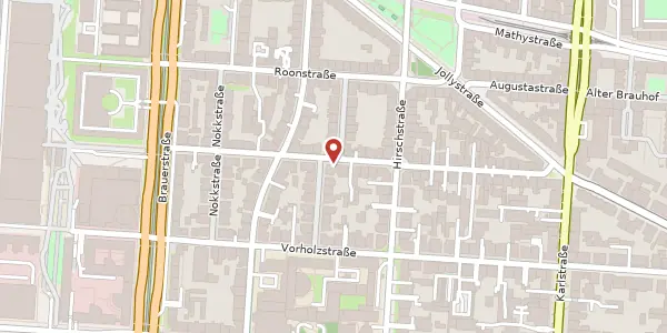 Karte der Umgebung von Klauprechtstr. 37, 76137 Karlsruhe