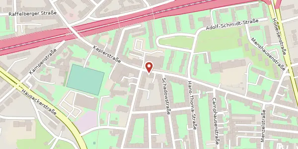 Karte der Umgebung von Keplerstr. 85, 45147 Essen