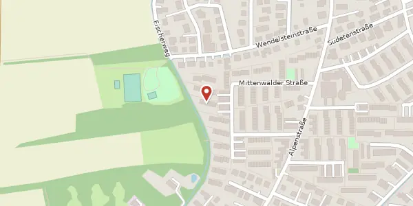 Karte der Umgebung von Mittenwalder Str. 163, 82194 Gröbenzell