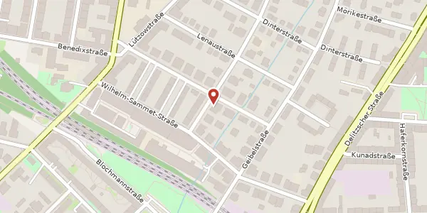 Karte der Umgebung von Kleiststraße 6, 04157 Leipzig