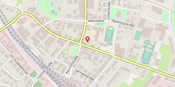 Karte der Umgebung von Dresdner Straße 58, 01640 Coswig