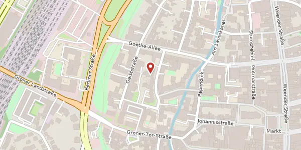 Karte der Umgebung von Neustadt 4, 37073 Göttingen