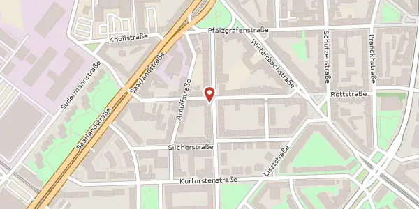 Karte der Umgebung von Bayernstraße 55, 67061 Ludwigshafen am Rhein