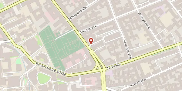 Karte der Umgebung von Chausseestraße 8, 10115 Berlin