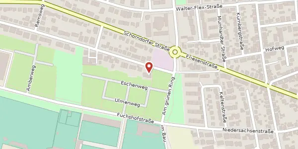 Karte der Umgebung von Alter Oßweiler Weg 72, 71638 Ludwigsburg