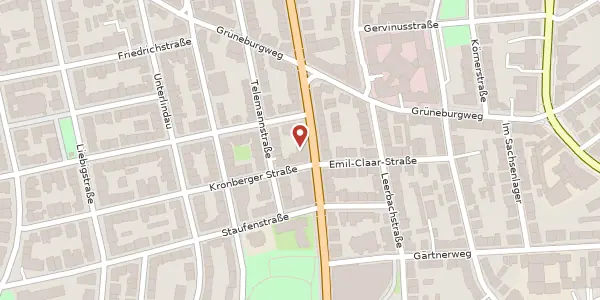 Karte der Umgebung von Reuterweg 51-53, 60323 Frankfurt