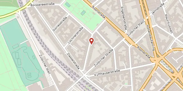 Karte der Umgebung von Meister-Gerhard-Str. 11, 50674 Köln