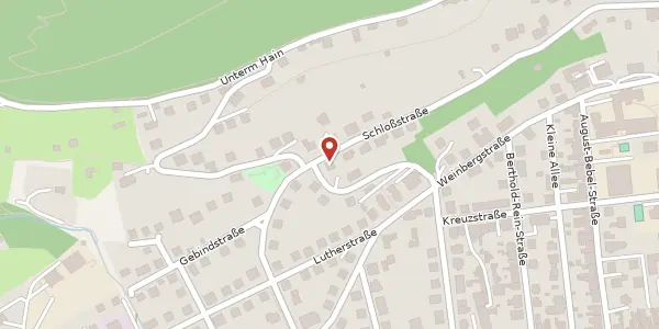 Karte der Umgebung von Schloßstraße 26, 07407 Rudolstadt
